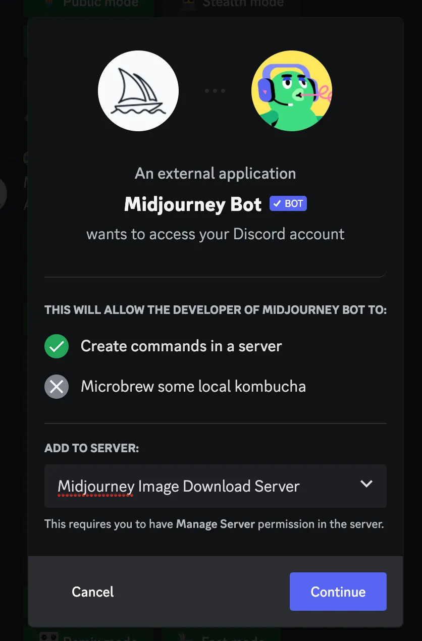 Midjourney Bot Discord - AutoAItool.com